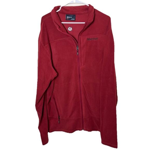Marmot Other - Marmot Psgah‎ Fleece Jacket Burgundy Size XXL Excellent Condition